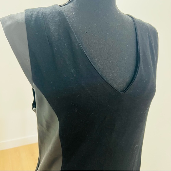 Tart Black & Faux Leather Mini Dress - Picture 6 of 11